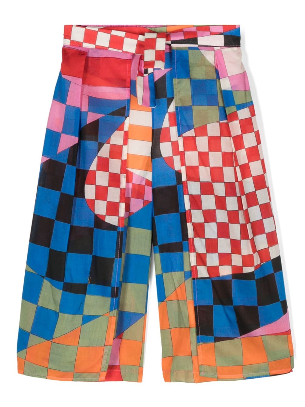 PUCCI Junior Weite Hose mit geometrischem Print - Rot von PUCCI Junior