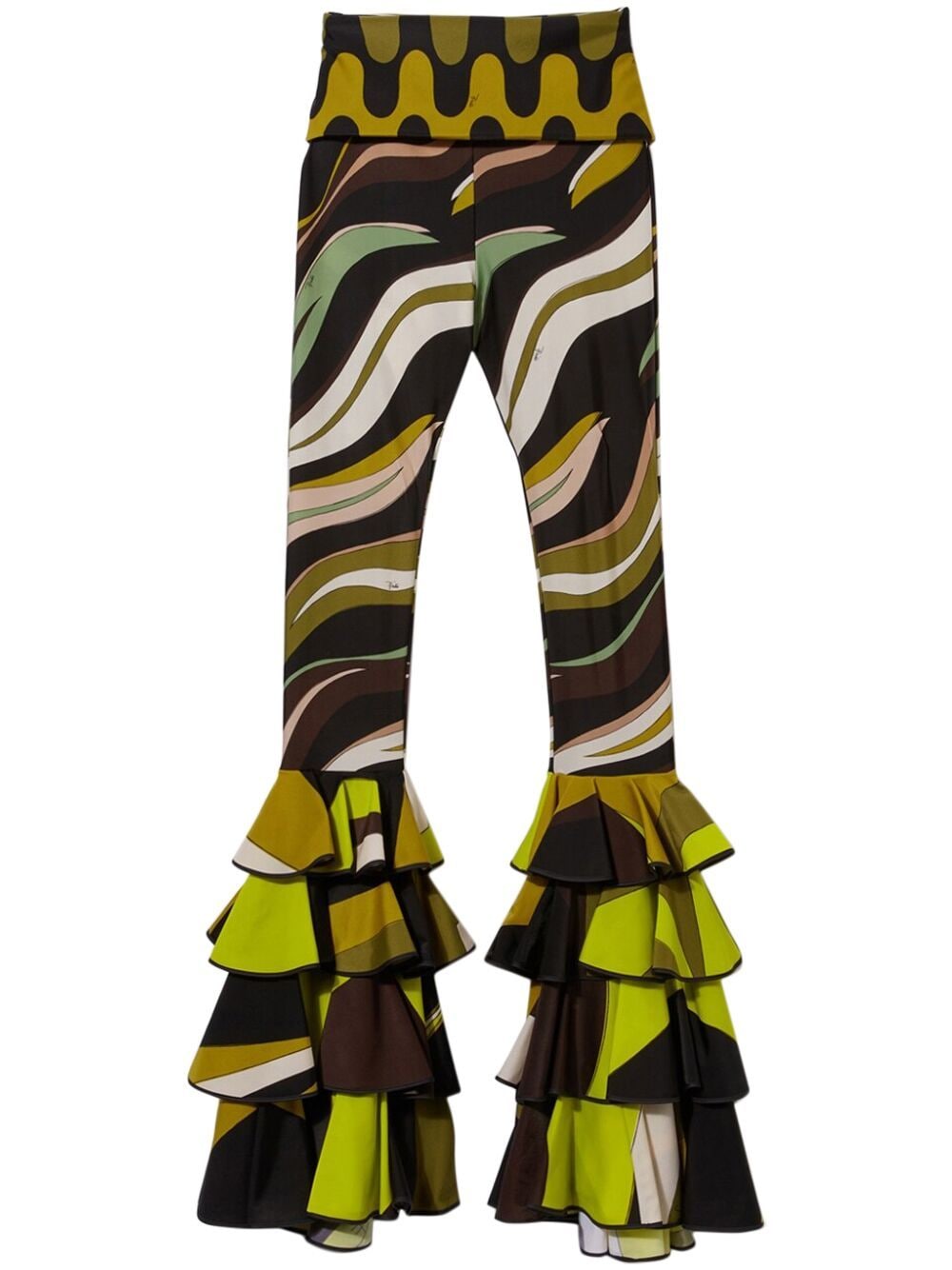 PUCCI Hose mit Flammen-Print - Schwarz von PUCCI