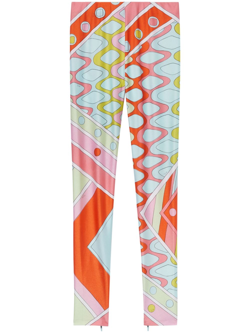 PUCCI Leggings mit abstraktem Print - Orange von PUCCI