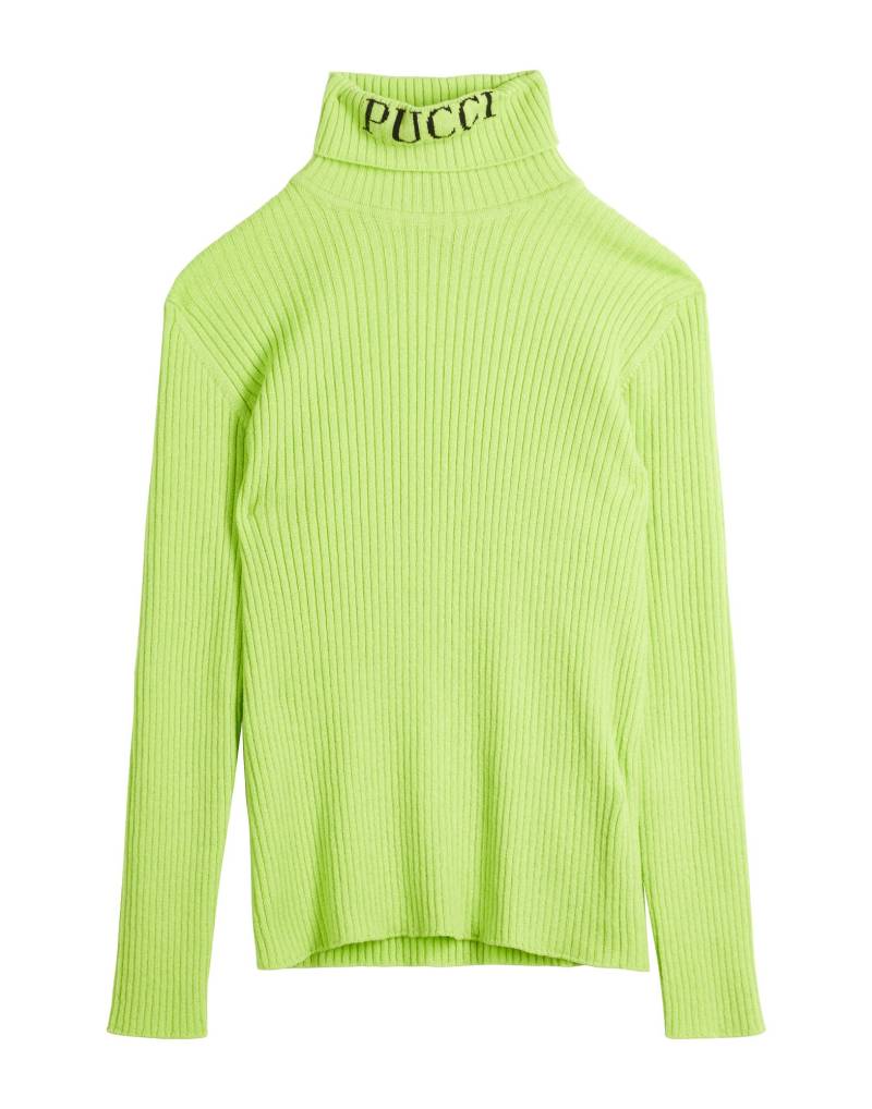 PUCCI Rollkragenpullover Kinder Limettengrün von PUCCI