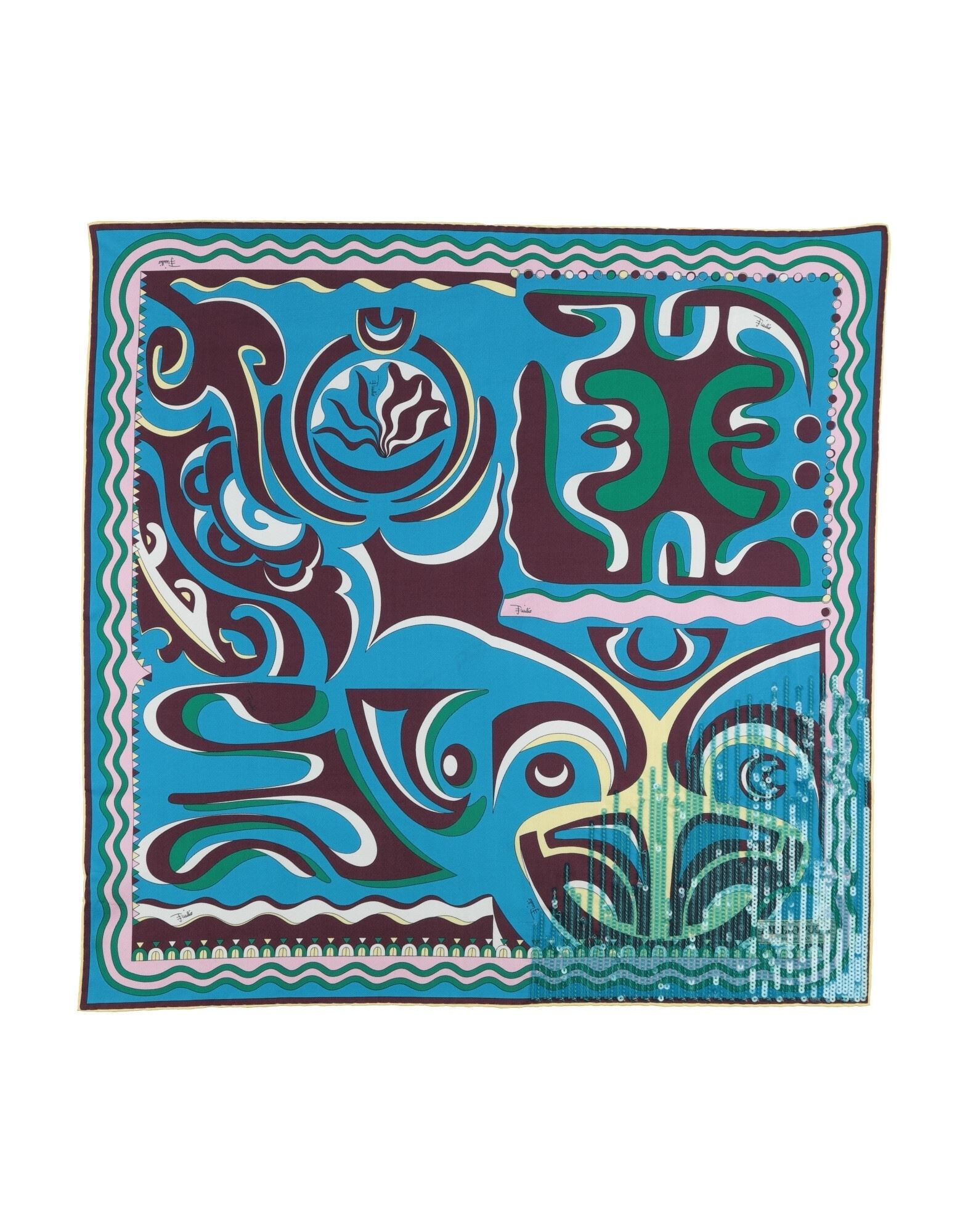 PUCCI Schal Damen Azurblau von PUCCI