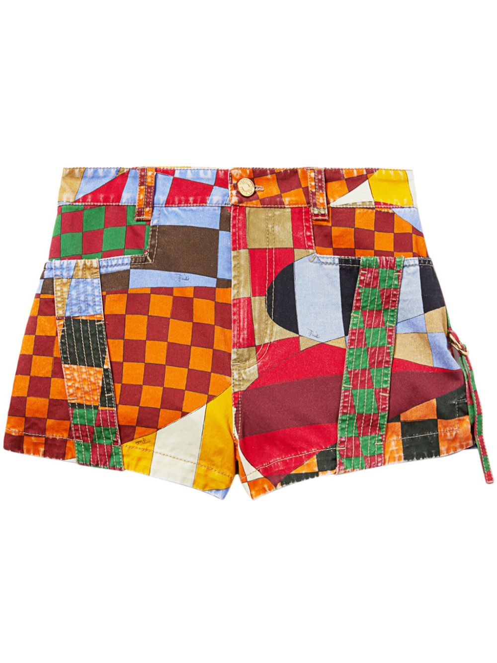 PUCCI Shorts mit Giadino-Print - Orange von PUCCI