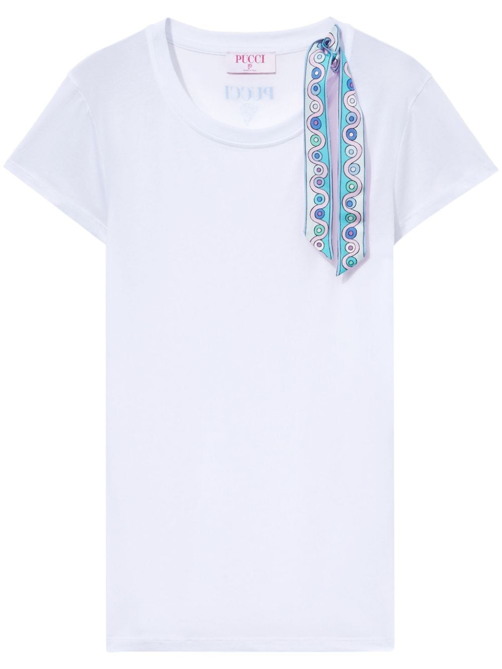 PUCCI T-Shirt mit Iride-Print - Weiß von PUCCI