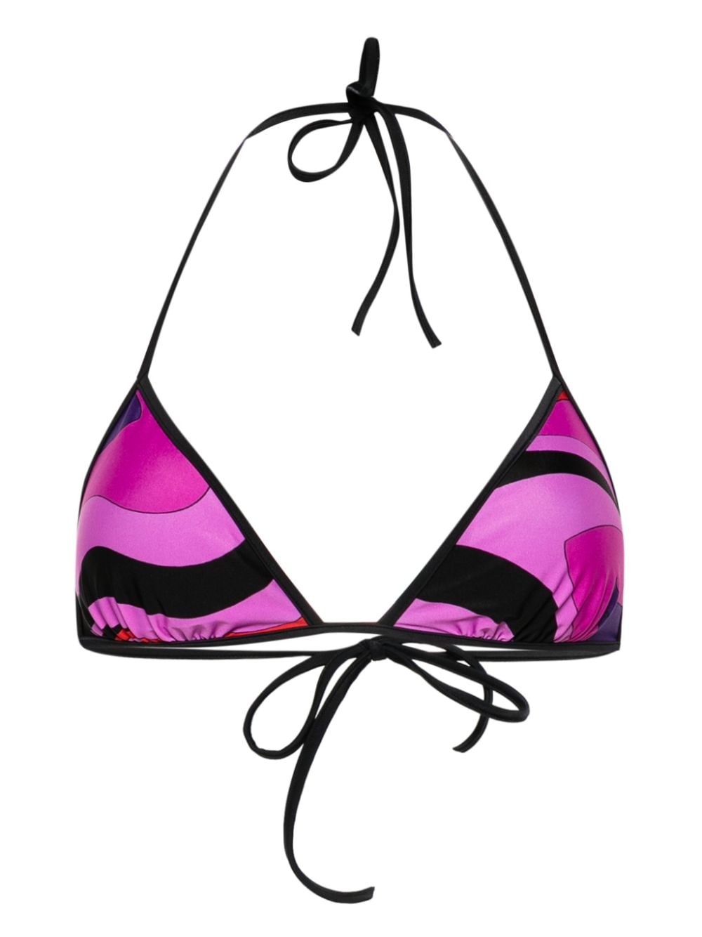 PUCCI Triangel-Bikini mit Marmo-Print - Violett von PUCCI