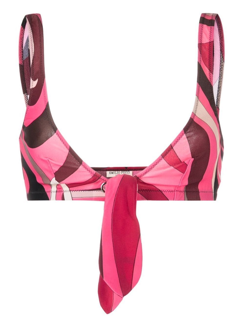 PUCCI Bikinioberteil mit Print - Rosa von PUCCI