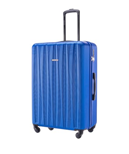 Puccini Koffer Reisekoffer Hartschalen Trolly Beautycase Bali (Blau (7), Groß) von PUCCINI