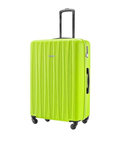 Puccini Koffer Reisekoffer Hartschalen Trolly Beautycase Bali (Limone (5B), Groß) von PUCCINI