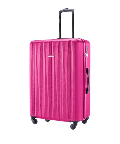 Puccini Koffer Reisekoffer Hartschalen Trolly Beautycase Bali (Pink (3A), Groß) von PUCCINI