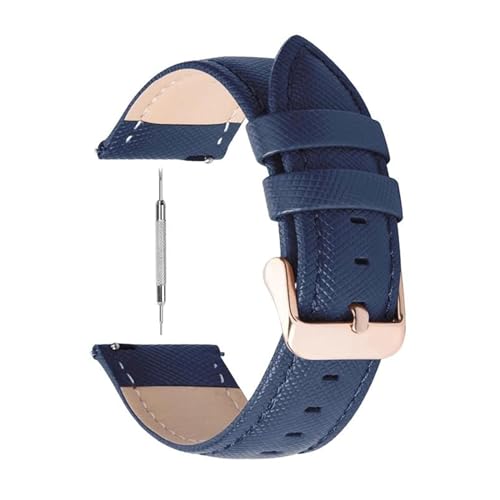 PUCHEN 14mm – 22mm Leder-Uhrenarmband, Ersatz-Armband, Herren-Damen-Uhrenarmband, Uhrenzubehör, 18mm von PUCHEN