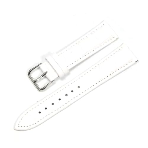 PUCHEN Leder-Uhrenarmbänder, 12mm – 24mm, Uhren-Ersatzarmband mit Stahl-Dornschließe, Herren-Uhrenzubehör, 18mm von PUCHEN