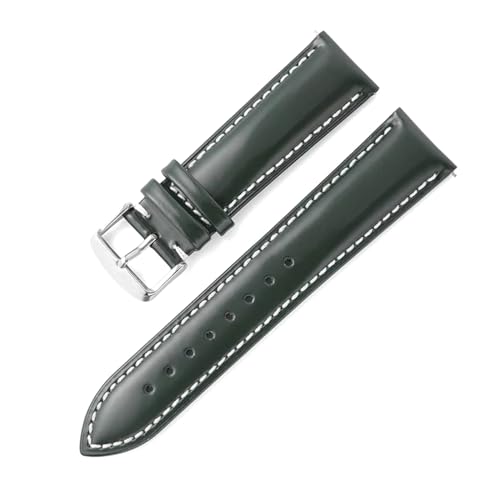 PUCHEN Leder-Uhrenarmband, Schnellverschluss, Ersatzarmband, 18mm – 22mm, Herrenuhr-Zubehör, 19mm von PUCHEN