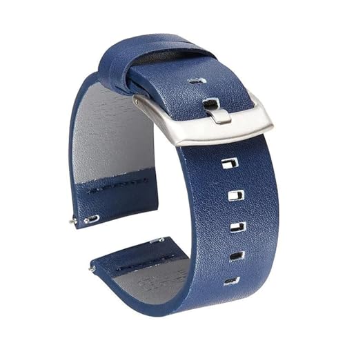 PUCHEN Leder-Uhrenarmband, Schnellverschluss-Armband, 18mm – 24mm, Herrenuhr, Ersatzarmband, Uhrenzubehör, 24mm von PUCHEN