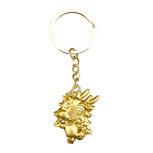 PUCHEN Lucky Dragon Keychain - 2024 Chinese New Year Zodiac Gift Dragon Keychain | Dragon Year Pendants, Dragon Statue Figurine Keyring, 2024 Chinese New Year Gift, Chinese Zodiac Keyring For Keys, von PUCHEN