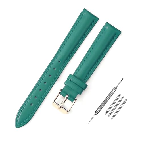 PUCHEN Uhrenarmband aus Leder, 10mm – 24mm, Ersatzarmband für Damenuhren, Zubehör + Werkzeug, 24mm von PUCHEN