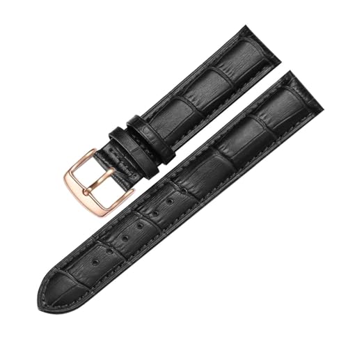 PUCHEN Universelles Ersatz-Uhrenarmband aus Leder, 12mm – 24mm, für Herren- und Damen-Uhrenarmband, Uhrenzubehör, 16mm von PUCHEN