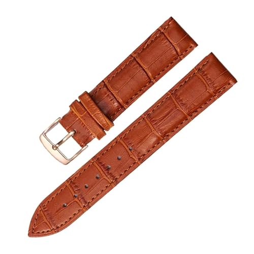 PUCHEN Universelles Ersatz-Uhrenarmband aus Leder, 12mm – 24mm, für Herren- und Damen-Uhrenarmband, Uhrenzubehör, 24mm von PUCHEN