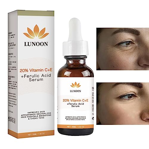 Vitamin-C-Seren für das Gesicht | 1,02 Unzen Vitamin C + E Ferulasäure Hautreparaturseren - Fleckentferner, feuchtigkeitsspendende Seren und Gesichtsessenz für die Gesichtspflege von Frauen Puchen von PUCHEN
