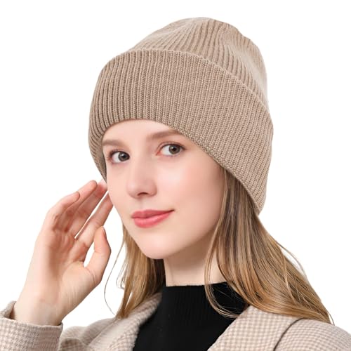 PUERHUACI Haube,Mütze Herren Damen,Unisex-Mütze Weich Strickmütze Warme Beanie Mütze,Stretch Wintermütze von PUERHUACI