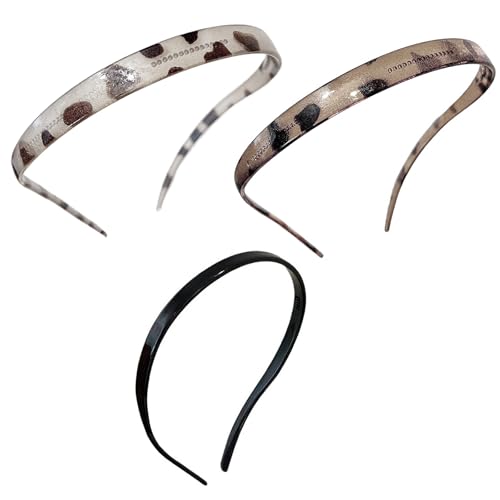 3LOTS Elastic Stirnbänder Bequem Bequemes Einfaches Haar Reifen Elegante Mädchen Haarteize Für Männer Frauen Und Kinder Geeignet von PUGEOAMN