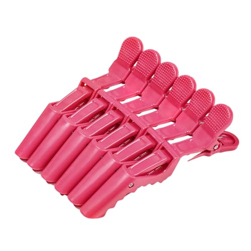 6PCS Modische Haarklammern Für Frauen Praktisches Kunststoff Entenbill Design Hält Haar Für Jeden Anlass Geeignet. von PUGEOAMN