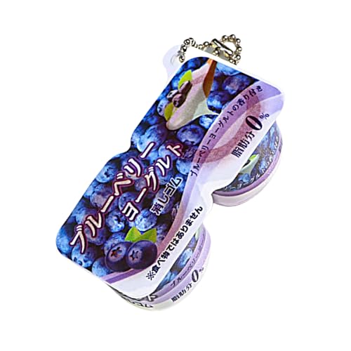 PUGEOAMN Praktischer Squezz Joghurtspielzeugschlüsselketten Tragbares Zubehör Für Stressabbau Und Entspannung Während Der Reise Oder Studie von PUGEOAMN