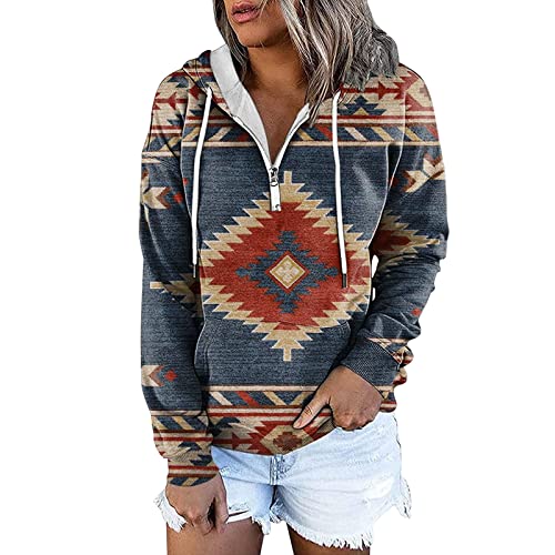 PULASSI Sweaters for Female Kordelzug Pullovers Herbste Hooded Pullover Woman Sanft Polyester Lässige Schlankmacher Skater aztekisch Hooded Langen Ärmeln von PULASSI