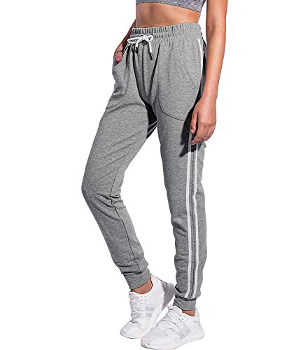 SPECIALMAGIC Damen Hosen Elastisch Bund Sweathose Sporthorse Jogginghose Sweatpants mit Tunnelzug Trainingshose Dunkelgrau XXL von SPECIALMAGIC