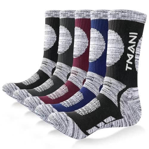 PULIOU Socken Herren Damen 43-46 39-42, Wandersocken Sportsocken Atmungsaktive Baumwolle Trekkingsocken Laufsocken Hochleistung Sneaker Socken 35-38 47-50 von PULIOU