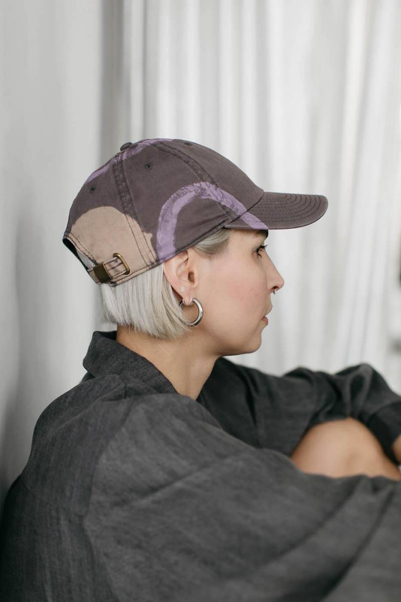 Graphite Handbemalte Baseballkappe von PULPAdesign