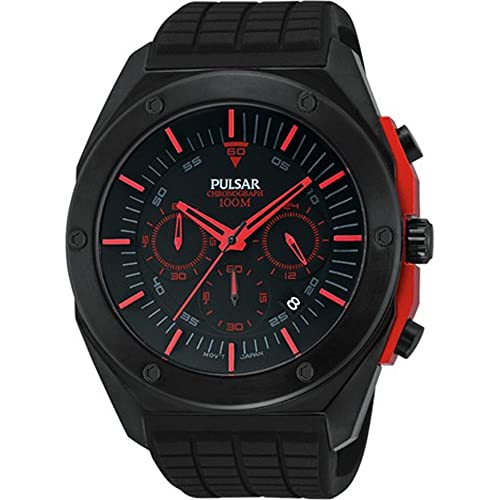 PULSAR OUTLET Men's Analog-Digital Quarz Uhr mit Gummi Armband 4894138022791 von Pulsar