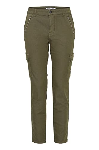 Pulz Jeans PZROSITA HW Pocket PA - 50207391 Damen Cargohose Hose, Größe:40, Farbe:Kalamata (190510) von Pulz Jeans