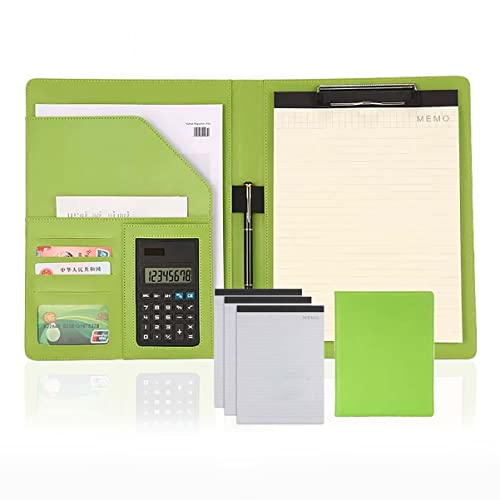 Schreibmappe, Portfolio-Organizer, A4-Portfolio, Schreibmappe, Notizblock, Ordner im Briefformat, PU-Leder, Dokumenten-Organizer for Vorstellungsgespräche, Lebensläufe, Rechtsgeschäfte (rot)(Grün) Schreibmappe, Portfolio-Organizer, A4-Portfolio, Schreibmappe, Notizblock, Ordner im Briefformat, PU-Leder, Dokumenten-Organizer for Vorstellungsgespräche, Lebensläufe, Rechtsgeschäfte (rot)(Grün) von PULaif