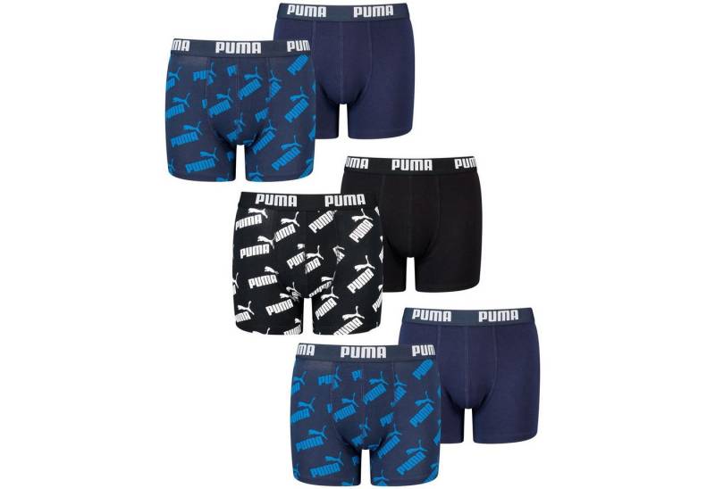 PUMA BODYWEAR Boxershorts (2-St) mit breitem Logobund im 6er Pack von PUMA BODYWEAR