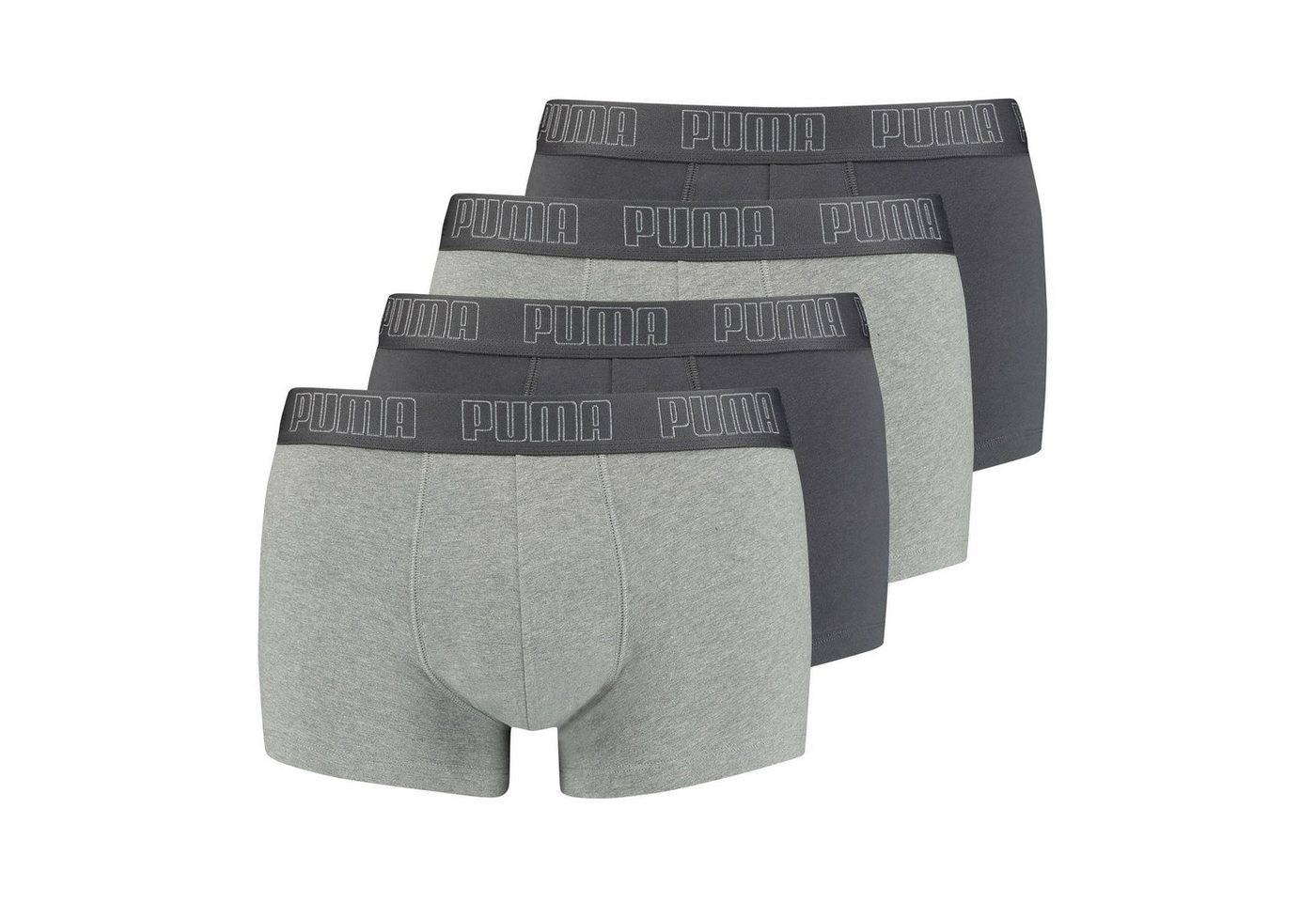 PUMA BODYWEAR Boxershorts (3-St) mit Logoschriftzug auf breitem Bund im 4er Pack von PUMA BODYWEAR