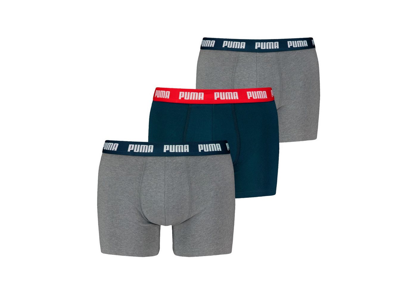 PUMA BODYWEAR Boxershorts (Packung, 3-St) mit Marken-Logo im Bund von PUMA BODYWEAR