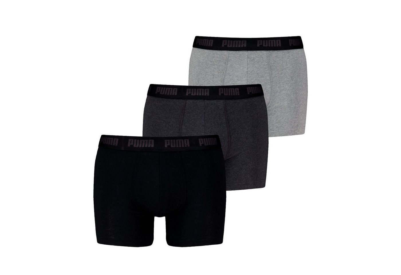 PUMA BODYWEAR Boxershorts (Packung, 3-St) mit Marken-Logo im Bund von PUMA BODYWEAR