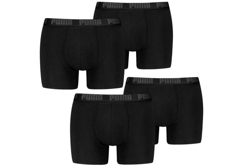 PUMA BODYWEAR Boxershorts Basic im 4er Pack (Set, 3-St., 4er-Pack) Boxershorts mit umlaufendem Logo im Bündchen von PUMA BODYWEAR