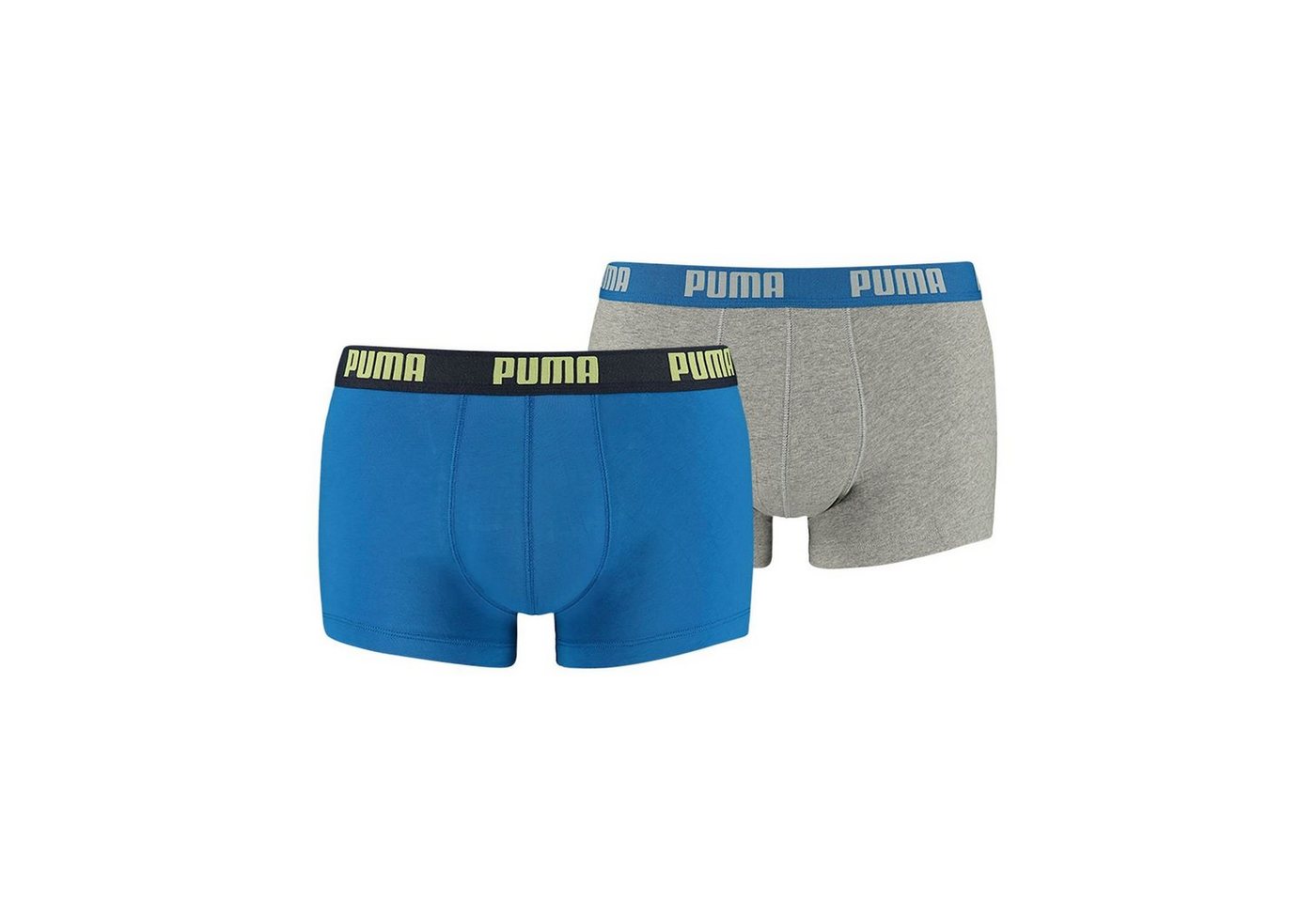 PUMA BODYWEAR Boxershorts Cotton Stretch Trunks (2-St., Mehrpack) ohne Eingriff, Logo-Bund im 2er Pack von PUMA BODYWEAR