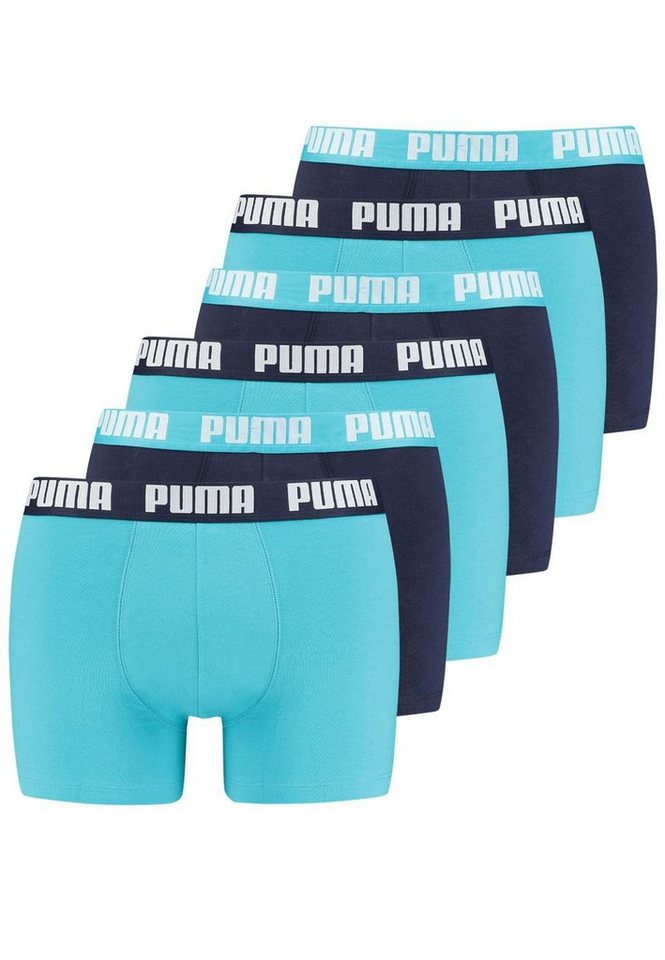 PUMA BODYWEAR Boxershorts Everyday Basic Boxer (6-St., Mehrpack) mit Logo-Bund im 6er Pack von PUMA BODYWEAR