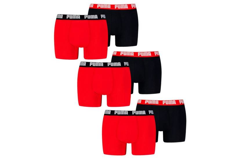PUMA BODYWEAR Boxershorts Everyday Basic Boxer (6-St., Mehrpack) mit Logo-Bund im 6er Pack von PUMA BODYWEAR