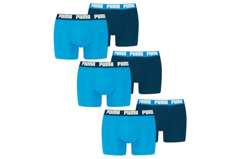 PUMA BODYWEAR Boxershorts Everyday Basic Boxer (6-St., Mehrpack) mit Logo-Bund im 6er Pack von PUMA BODYWEAR