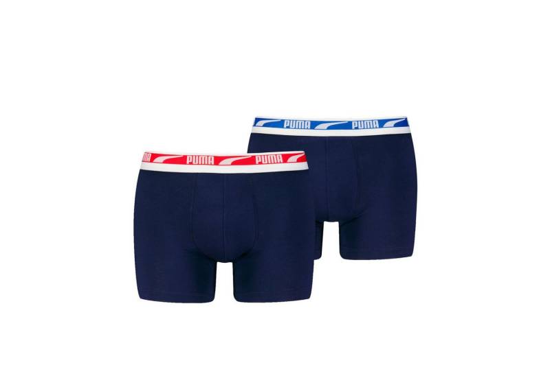 PUMA BODYWEAR Boxershorts Everyday Bodywear Multi Logo (2-St) Logo-Bund, im 2er Pack von PUMA BODYWEAR