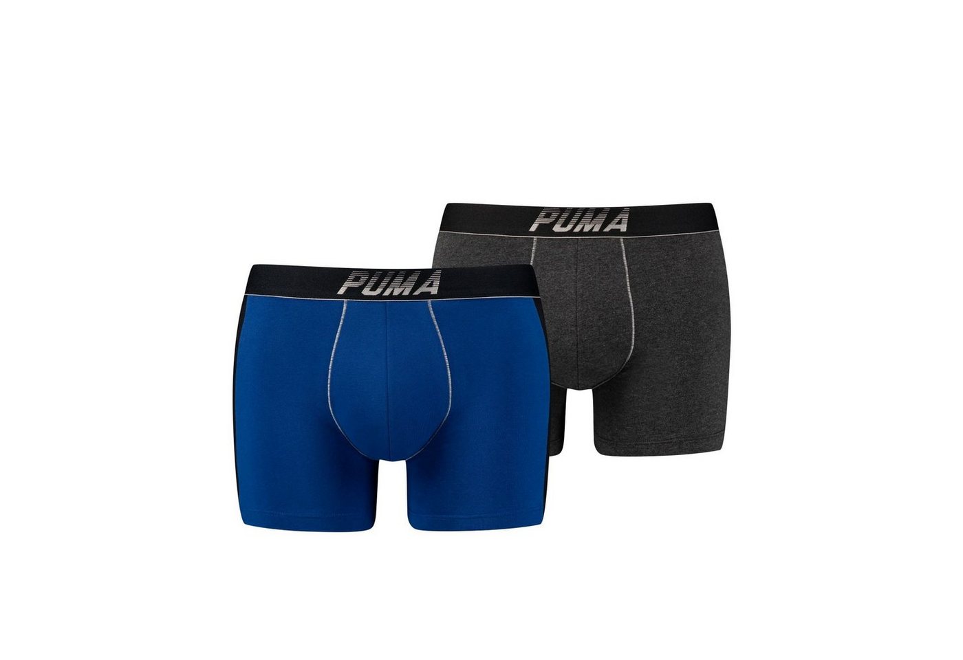 PUMA BODYWEAR Boxershorts Forever Faster Boxer (2-St., Mehrpack) ohne Eingriff, Soft Touch, Logo im 2er Pack von PUMA BODYWEAR