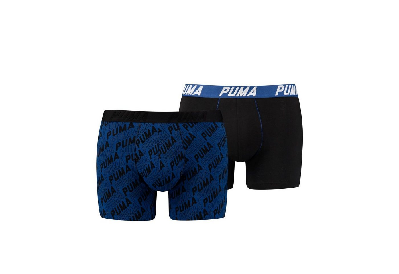 PUMA BODYWEAR Boxershorts Infinity Logo Print Boxer (2-St., Mehrpack) ohne Eingriff, Muster, Logo im 2er Pack von PUMA BODYWEAR