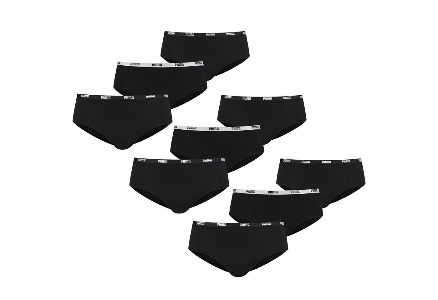 PUMA BODYWEAR Panty Comfort Cotton Stretch (3-St., Sparpack) mit PUMA-Logo im Bündchen von PUMA BODYWEAR
