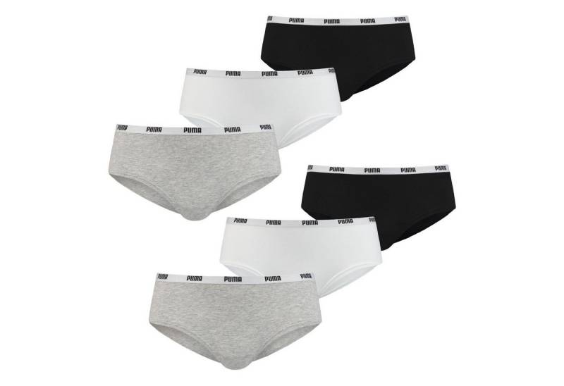 PUMA BODYWEAR Panty Comfort Cotton Stretch (3-St., Sparpack) mit PUMA-Logo im Bündchen von PUMA BODYWEAR