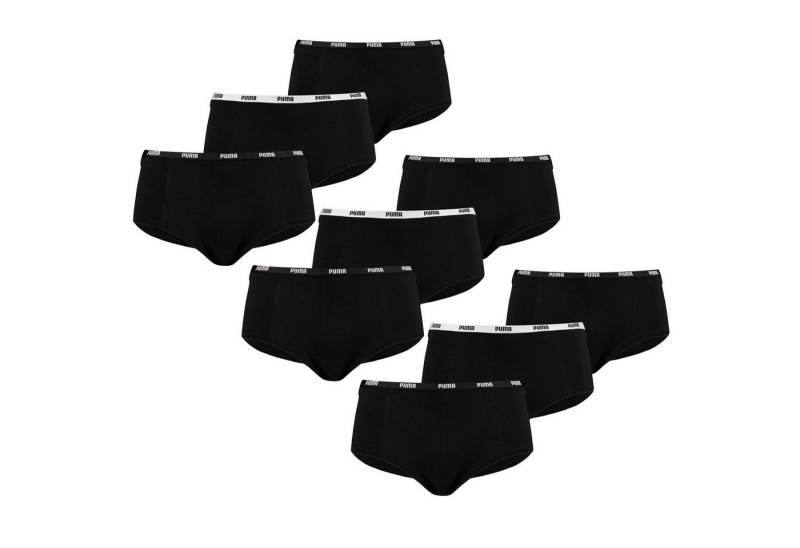 PUMA BODYWEAR Panty Mini Shorts Comfort Cotton Stretch (3-St., Set) Webgummibund, Logo von PUMA BODYWEAR