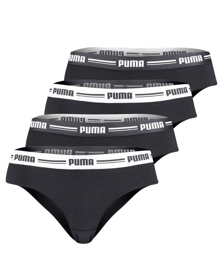 PUMA BODYWEAR Slip Soft Cotton Modal (4-St., Set) Webgummibund. Logo, 4er Pack von PUMA BODYWEAR
