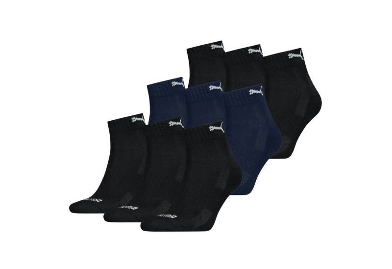 PUMA BODYWEAR Socken Quarter - Cushioned (Set, 9-Paar) Mittelfußstütze für bessere Passform und Stabilität von PUMA BODYWEAR
