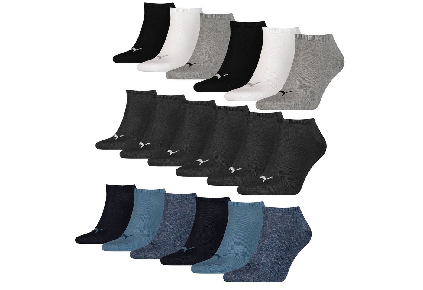 PUMA BODYWEAR Socken Sneaker - Plain (Set, 6-Paar) flache Zehennaht PUMA BODYWEAR Socken Sneaker - Plain (Set, 6-Paar) flache Zehennaht von PUMA BODYWEAR